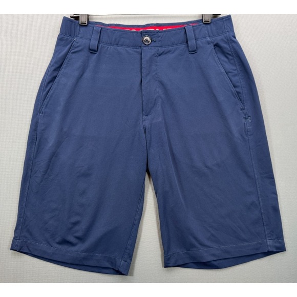 Under Armour Other - Under Armour Golf Shorts Navy Blue Stretch Performance Flat Front | Men's 32